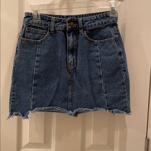 Denim skirt